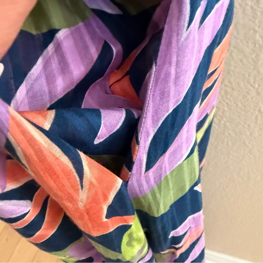 Ramy Brook Floral Maxi Dress Size 14 - Picture 11 of 12